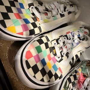 Vans Colorful Checkered Sneakers
